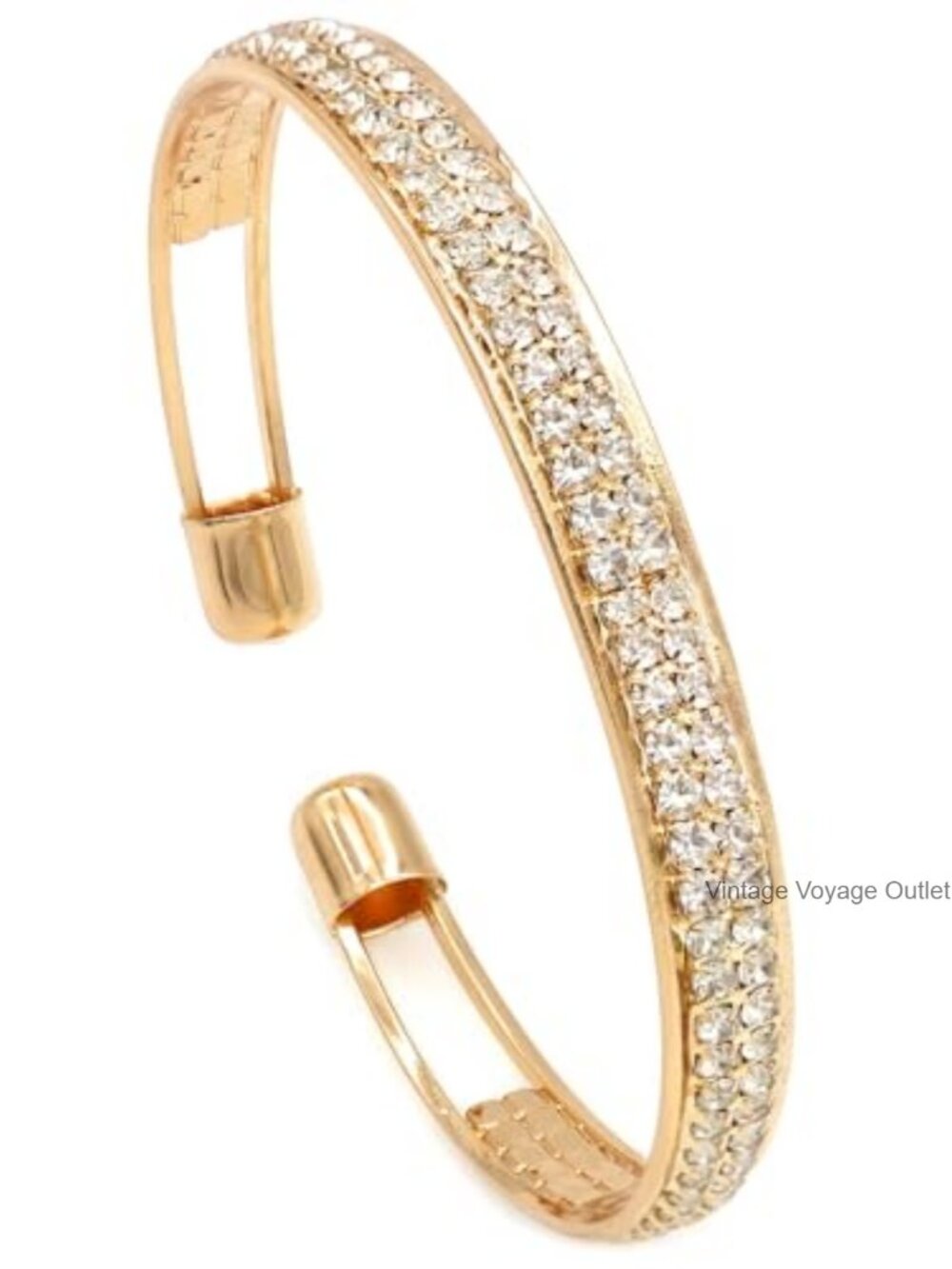 Rhinestone Tennis Cuff Bracelet Crystal Bangle Adjustable Bridal Jewelry